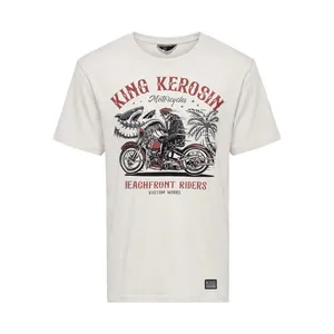 King Kerosin King Kerosin Beachfront Riders t-shirt off white