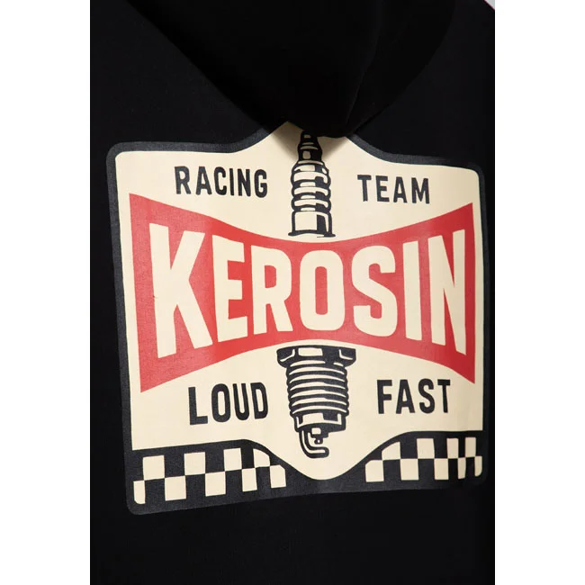 King Kerosin Loud & Fast hoodie black