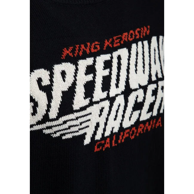 King Kerosin Speedway racers sweatshirt black/red