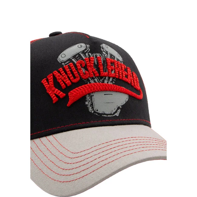 King Kerosin Knucklehead cap black/red