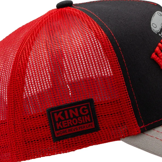 King Kerosin Knucklehead cap black/red