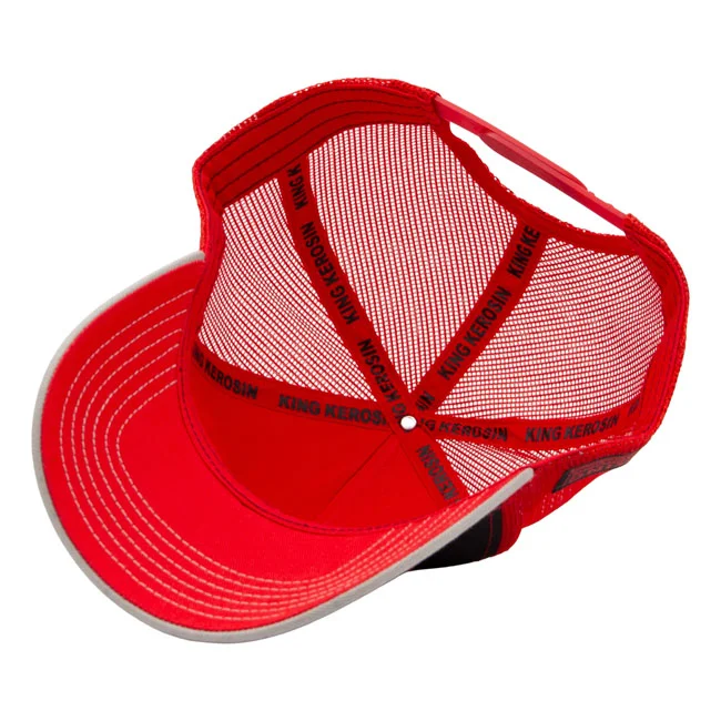 King Kerosin Knucklehead cap black/red
