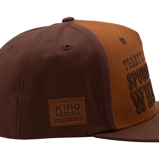 King Kerosin Sponsored by whiskey cap brown
