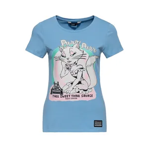 King Kerosin Queen Kerosin Talk sweet t-shirt light blue
