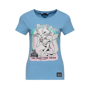 King Kerosin Queen Kerosin Talk sweet t-shirt light blue