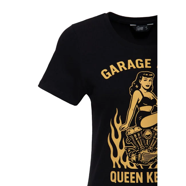 King Kerosin Queen Kerosin Garagebuilt t-shirt black
