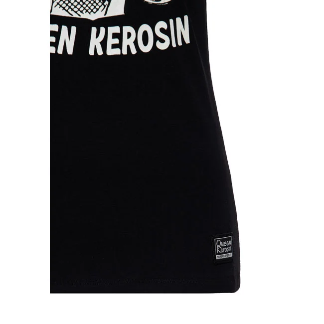 King Kerosin Queen Kerosin I don''t care t-shirt black