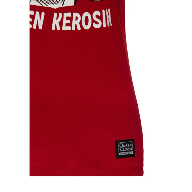 King Kerosin Queen Kerosin I don''t care t-shirt bordeaux