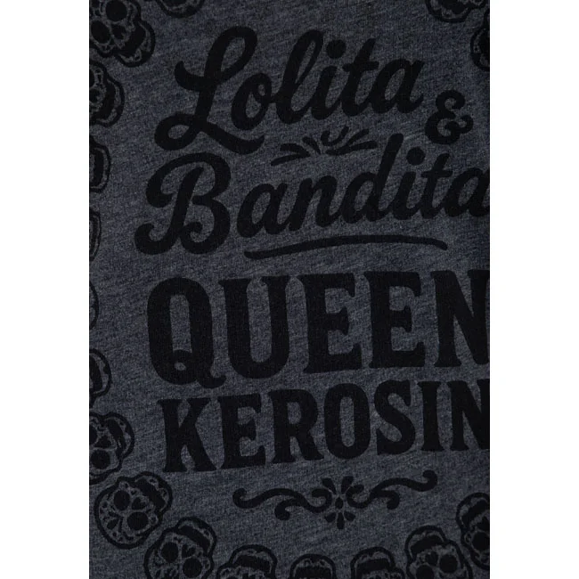 King Kerosin Queen Kerosin Lolita t-shirt anthracite