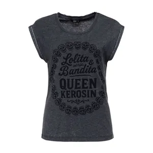 King Kerosin Queen Kerosin Lolita t-shirt anthracite