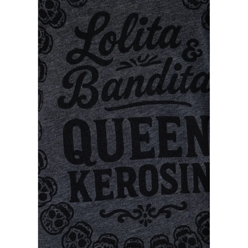 King Kerosin Queen Kerosin Lolita t-shirt anthracite