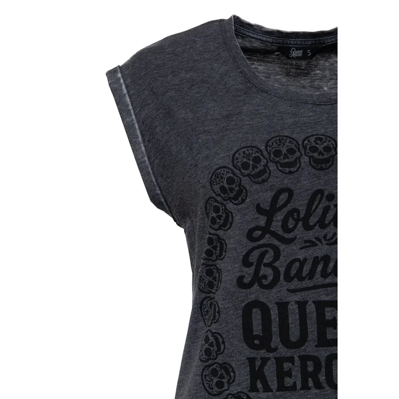 King Kerosin Queen Kerosin Lolita t-shirt anthracite