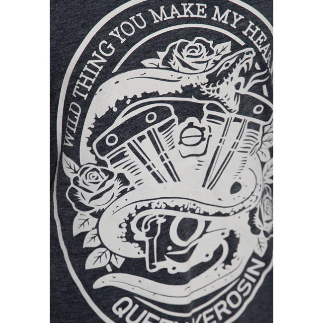 King Kerosin Queen Kerosin Wild thing t-shirt anthracite