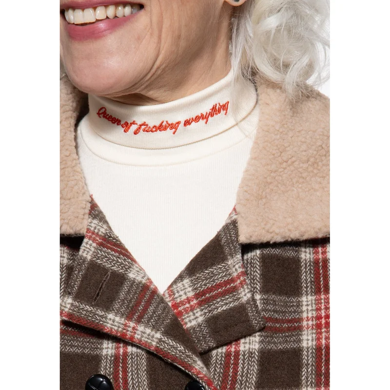King Kerosin Queen Kerosin Turtleneck shirt off white