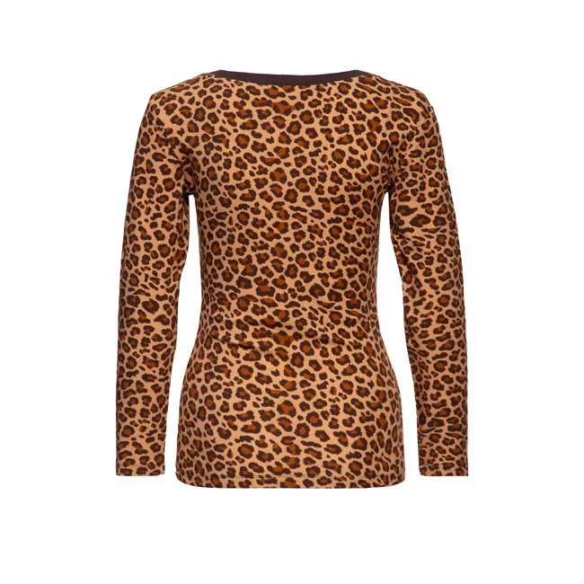 King Kerosin Queen Kerosin V-neck Leopard shirt leopard