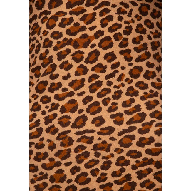 King Kerosin Queen Kerosin V-neck Leopard shirt leopard
