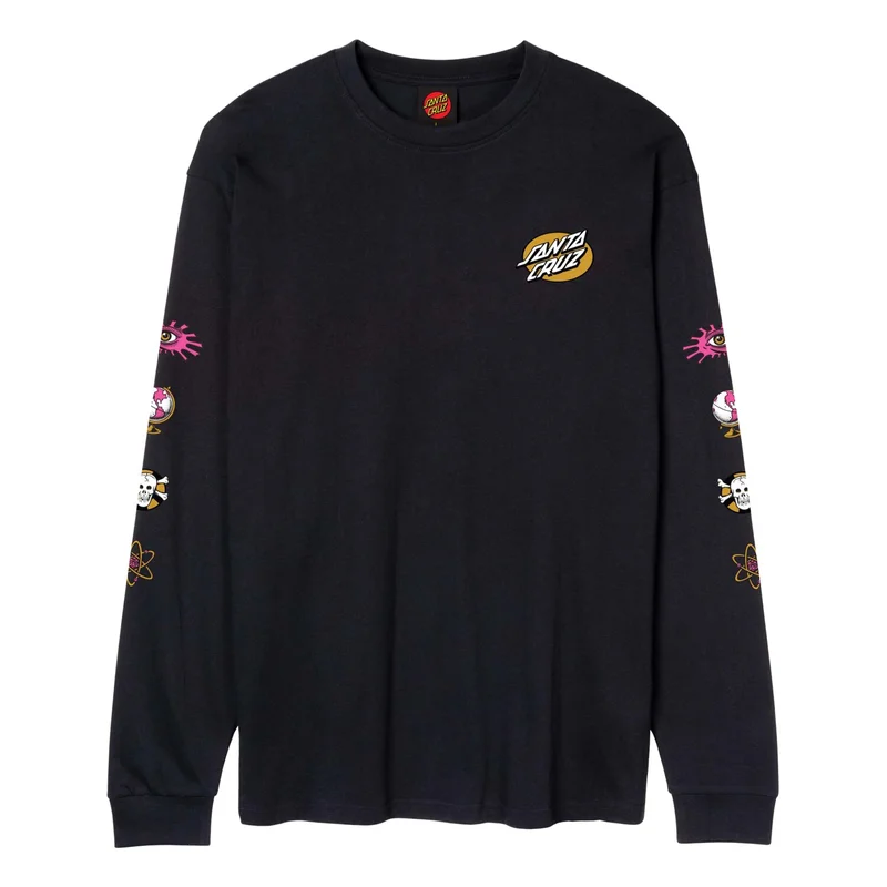 Santa Cruz Knibbs Cryptic longsleeve black