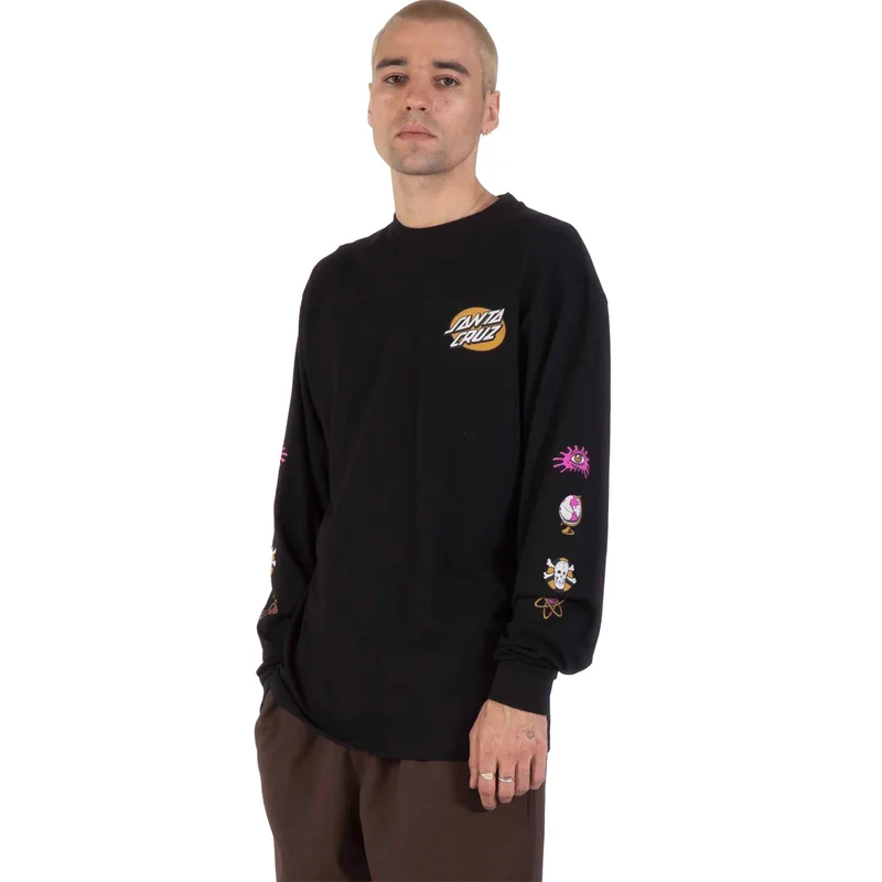 Santa Cruz Knibbs Cryptic longsleeve black
