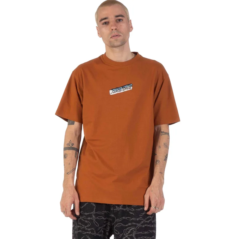 Santa Cruz Damaged Hand t-shirt rust
