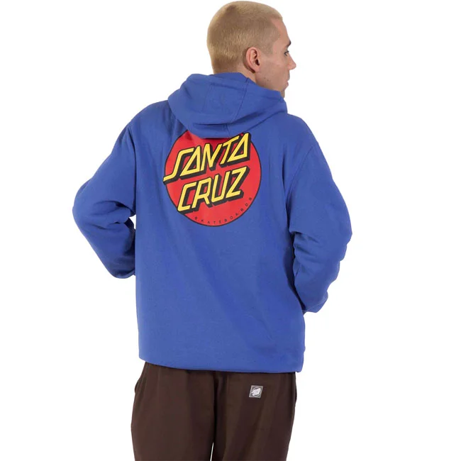 Santa Cruz Classic Dot Chest hoodie sapphire