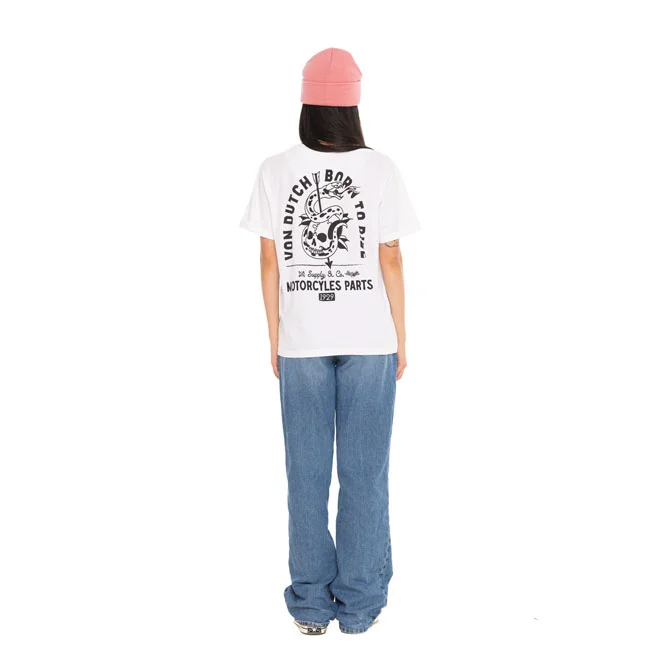 Von Dutch Fleche female t-shirt white
