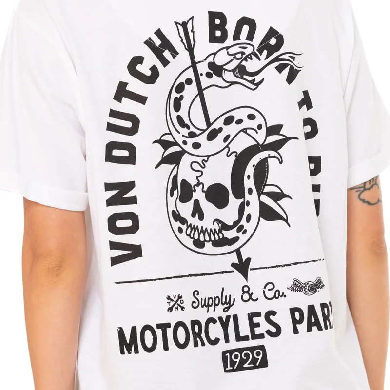 Von Dutch Fleche female t-shirt white