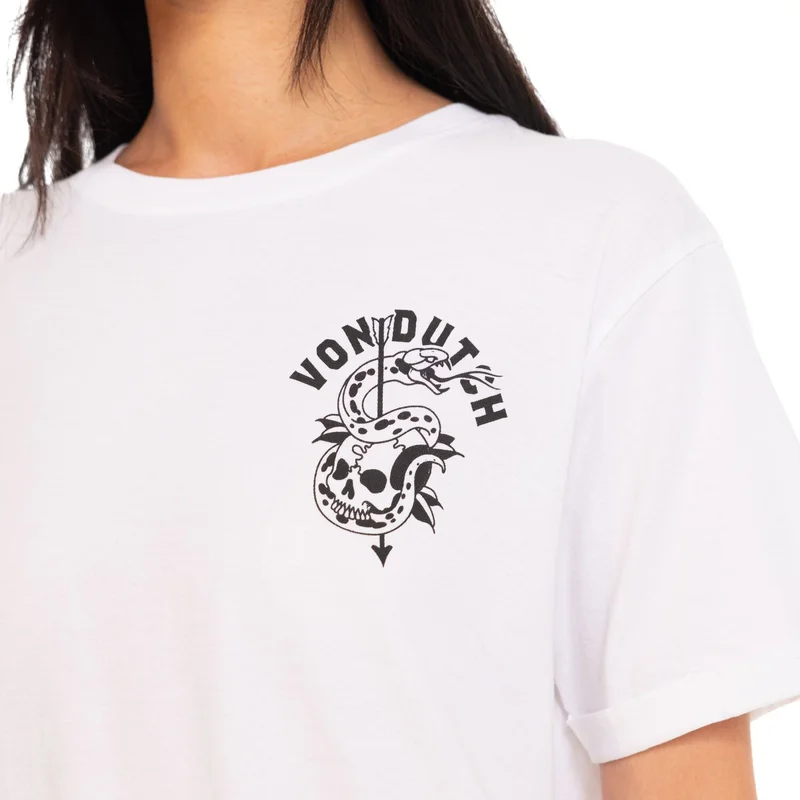 Von Dutch Fleche female t-shirt white