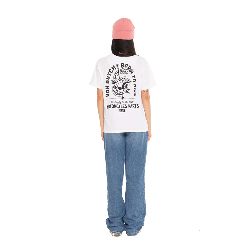Von Dutch Fleche female t-shirt white