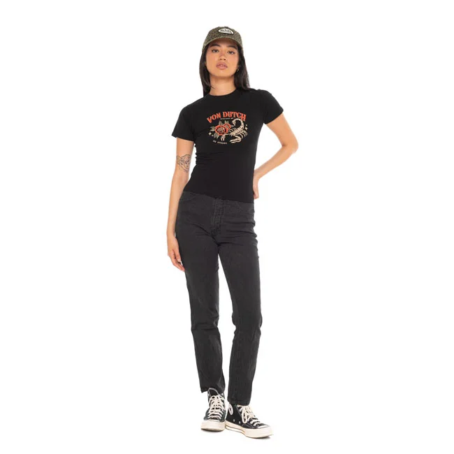 Von Dutch Scorpion female t-shirt black