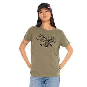 Von Dutch Von Dutch Retro female t-shirt khaki