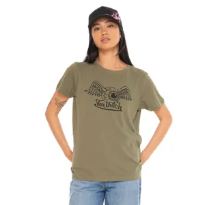Von Dutch Von Dutch Retro female t-shirt khaki