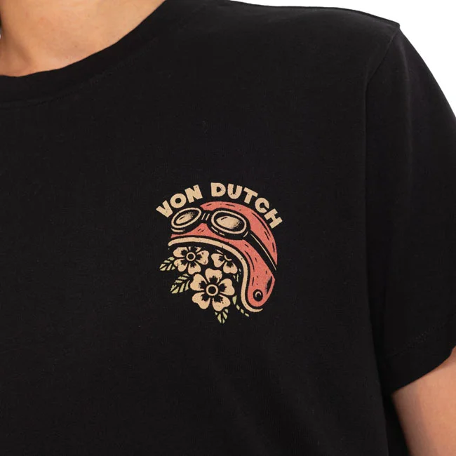 Von Dutch Smoke female t-shirt black