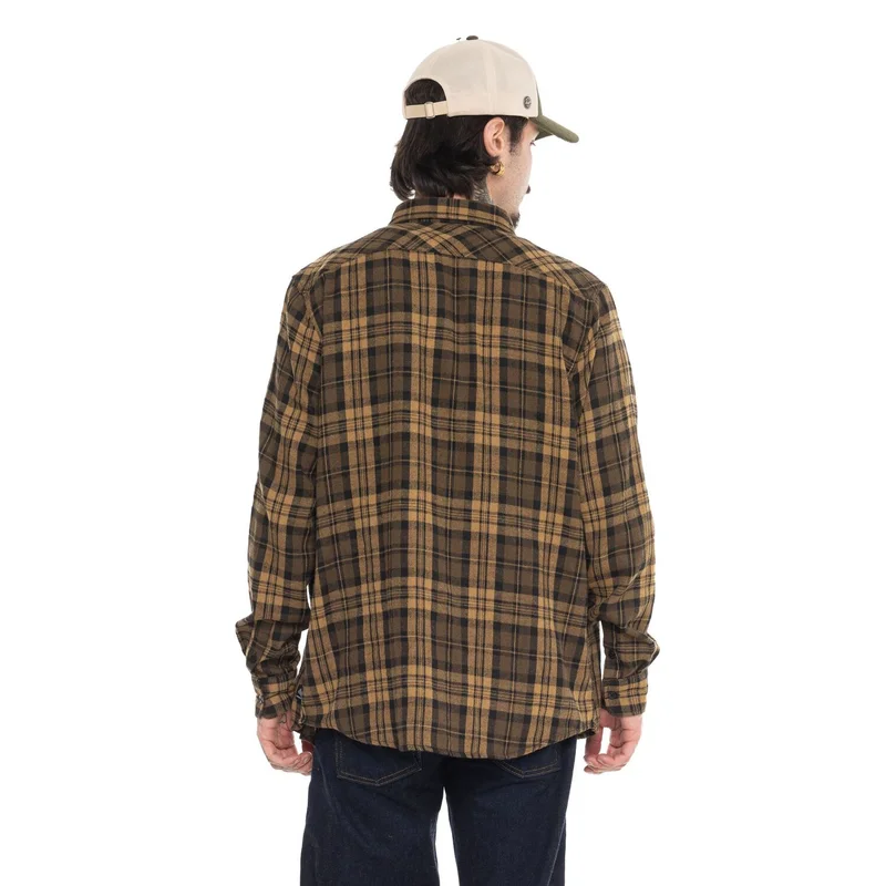 Von Dutch Plaid shirt jack brown