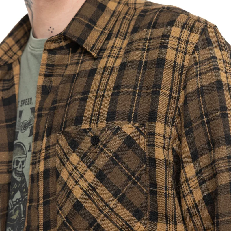 Von Dutch Plaid shirt jack brown