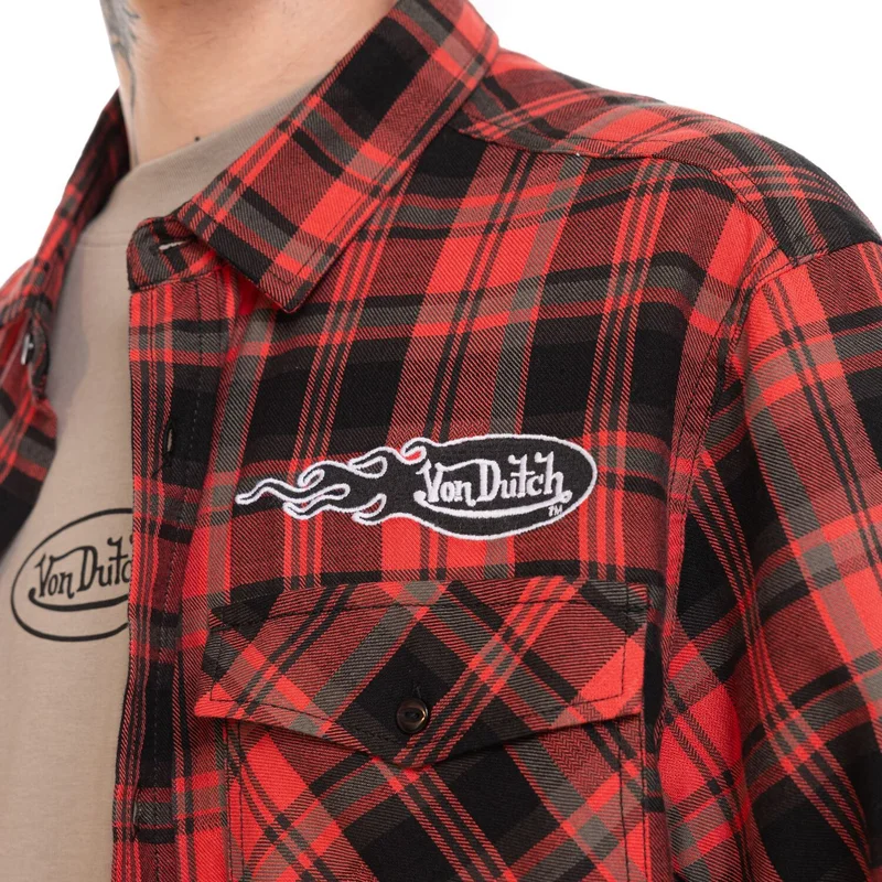 Von Dutch Plaid shirt juan corail