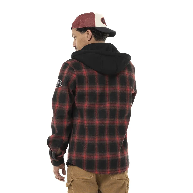 Von Dutch Howard plaid jacket black/red