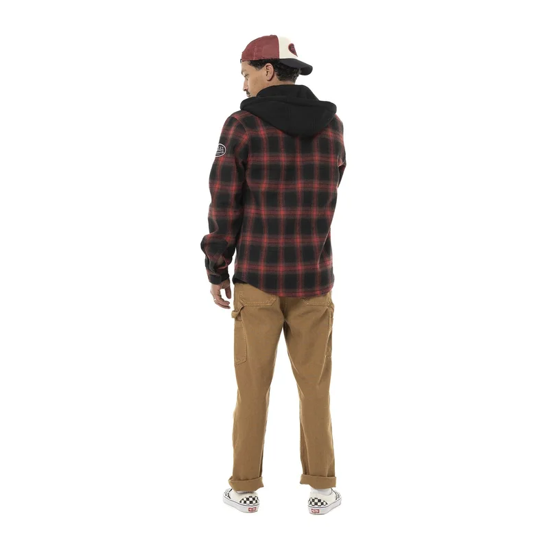 Von Dutch Howard plaid jacket black/red