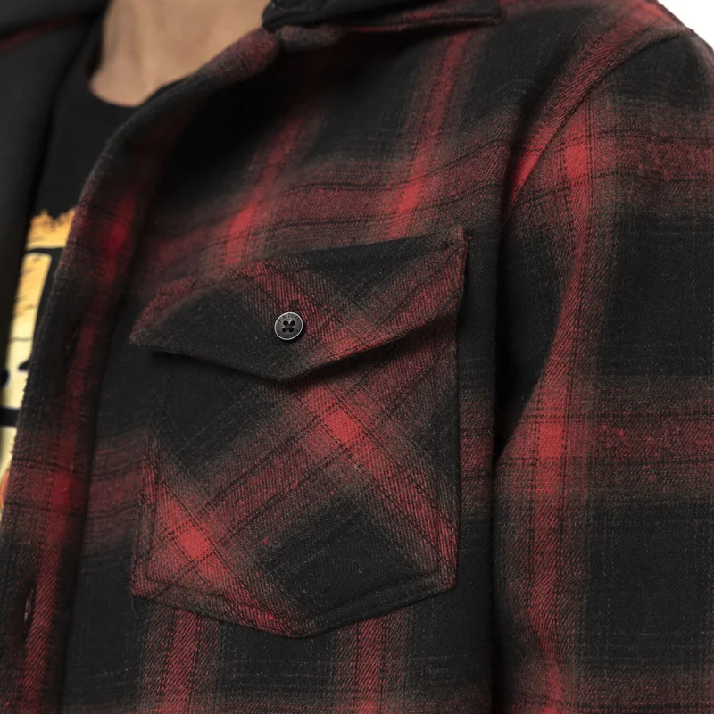 Von Dutch Howard plaid jacket black/red