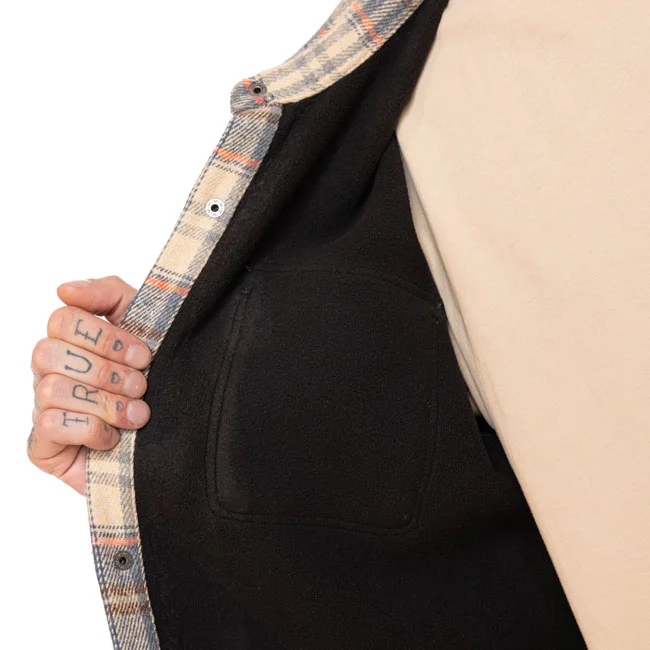Von Dutch Plaid Shirt pepper beige