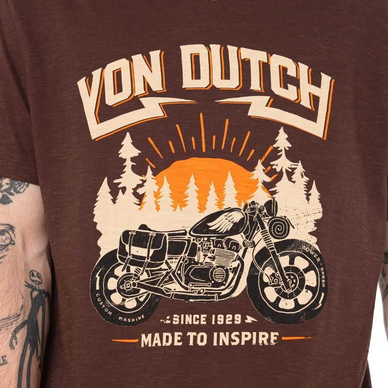 Von Dutch Diego t-shirt brown