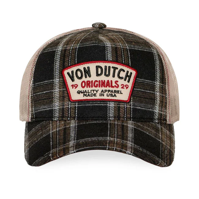 Von Dutch Plaid cap