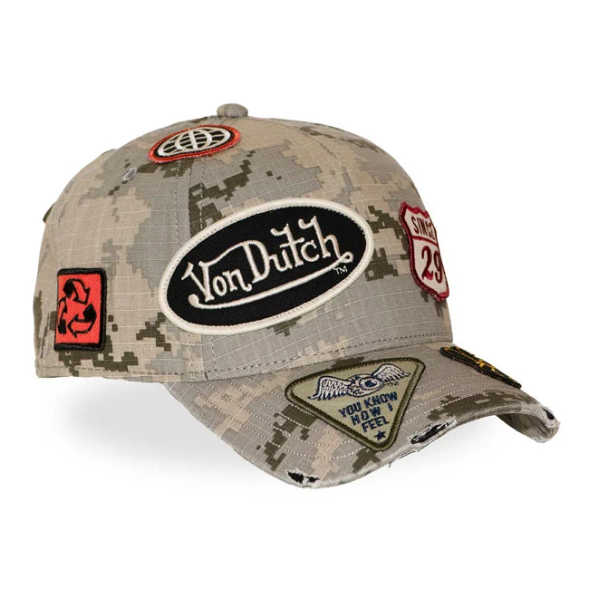 Von Dutch Camo sand cap