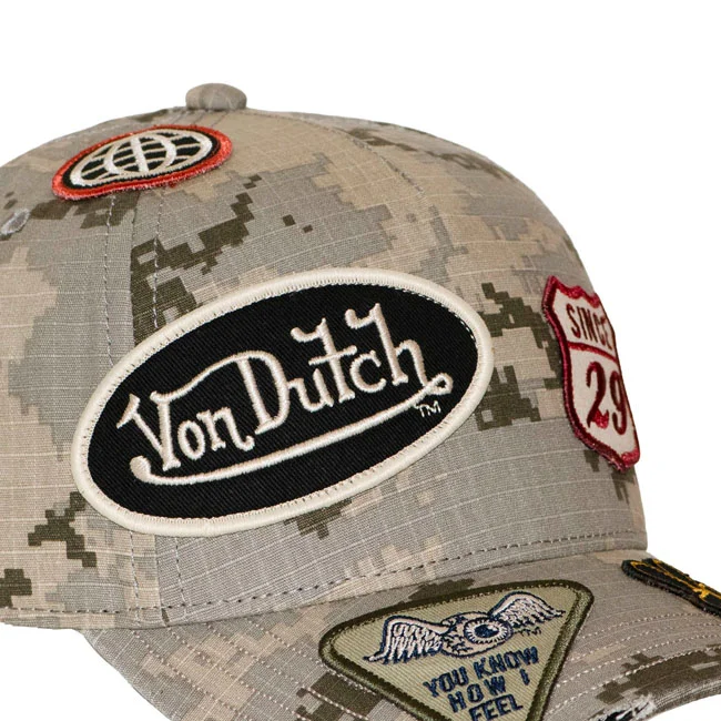 Von Dutch Camo sand cap