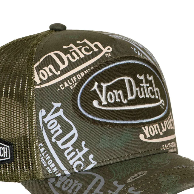 Von Dutch Café olive cap