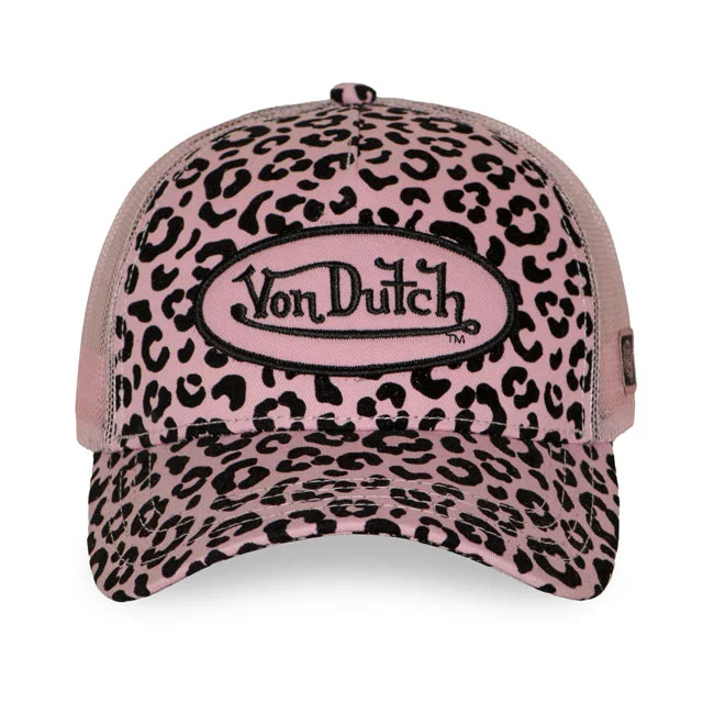 Von Dutch Leopard velours rose