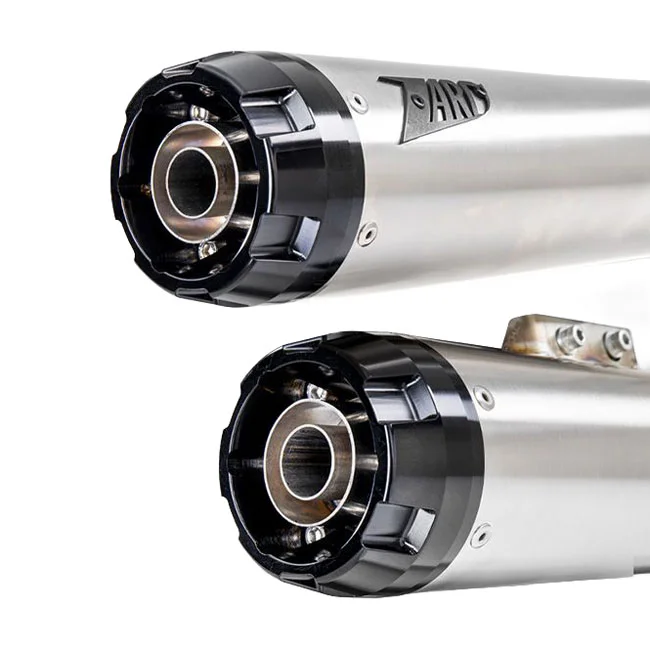 Zard ''Overlapped'' 2-2 slip-on mufflers. Satin