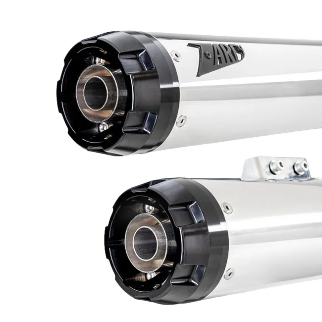 Zard ''Overlapped'' 2-2 slip-on mufflers. Polished
