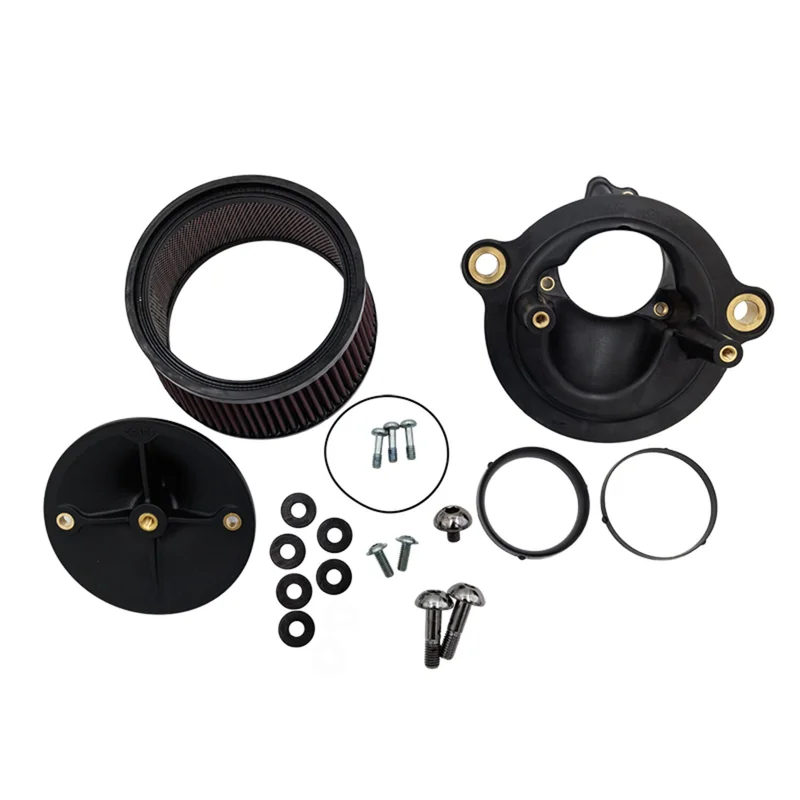 S&S Stealth air cleaner kit +1". Without cover.