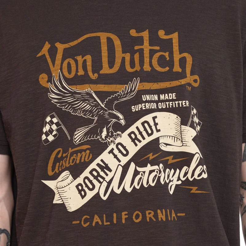 Von Dutch Born To Ride t-shirt black