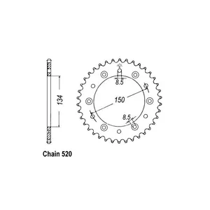 JT Sprockets JT Rear Sprocket 460.50